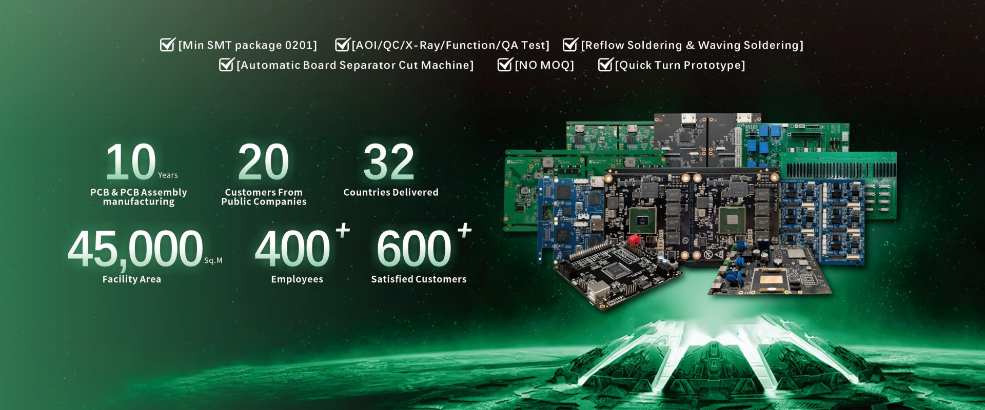 গুণ শ্রীমতি PCB সমাবেশ কারখানা